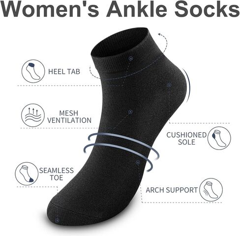 جوارب الكاحل النسائية من Bluemaple، جوارب كاجوال in Kuwait