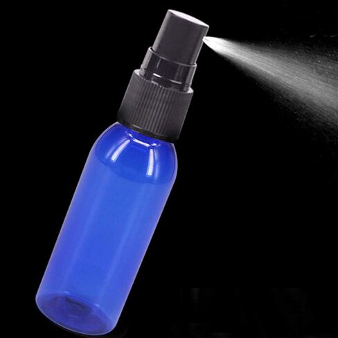 BPFY 24 Pack 2oz Amber Plastic Spray Bottles For Essential Oils, Perfumes, Cosmetics, Hand Sanitizers, Alcohol, Fine Mist Spray Bottle, Mini Travel Bottle, Small Refillable Liquid Containers in Kuwait