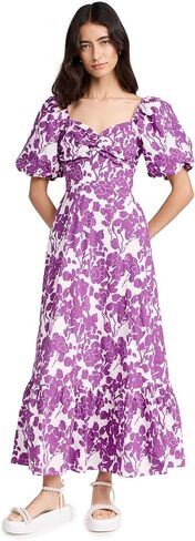 فستان طويل بطبعة زهور للنساء من English Factory in Kuwait