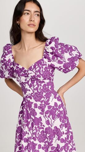 فستان طويل بطبعة زهور للنساء من English Factory in Kuwait