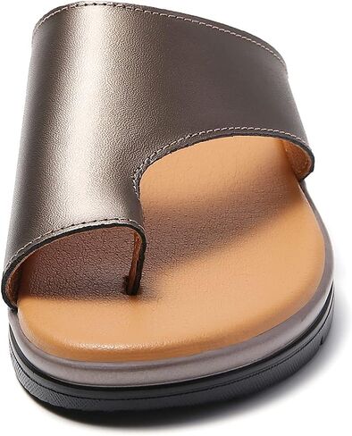 صنادل الورم للنساء مريحة - أحذية منصة مصحح الورم BSP-2 جلد طبيعي للنساء فليب فلوب خفيف الوزن للسيدات صنادل ويدج أسود ذهبي بني أبيض in Kuwait