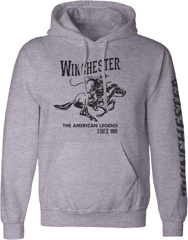 سترة Winchester الرسمية للرجال Vintage Rider Classic Fleece Hoodie (عادي - مقاس 3XL) in Kuwait