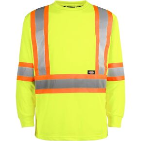 Dickies mens Workwear Long Sleeve T shirt, Black, X-Large US