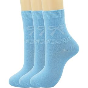 جوارب قطنية للسيدات من SRYL حتى الكاحل، جوارب كاجوال أنيقة من القطن الممشط بلون سادة in Kuwait