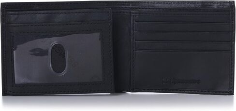 Alpine Swiss Mens Passcase Bifold Wallet Genuine Leather Comes in Gift Bag in Saudi Arabia