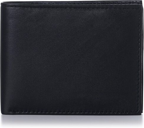 Alpine Swiss Mens Passcase Bifold Wallet Genuine Leather Comes in Gift Bag in Saudi Arabia