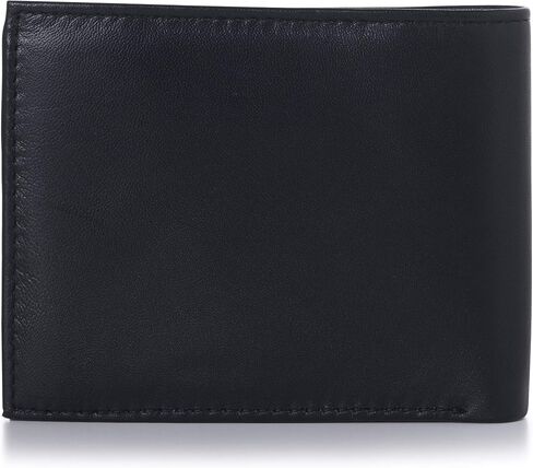 Alpine Swiss Mens Passcase Bifold Wallet Genuine Leather Comes in Gift Bag in Saudi Arabia