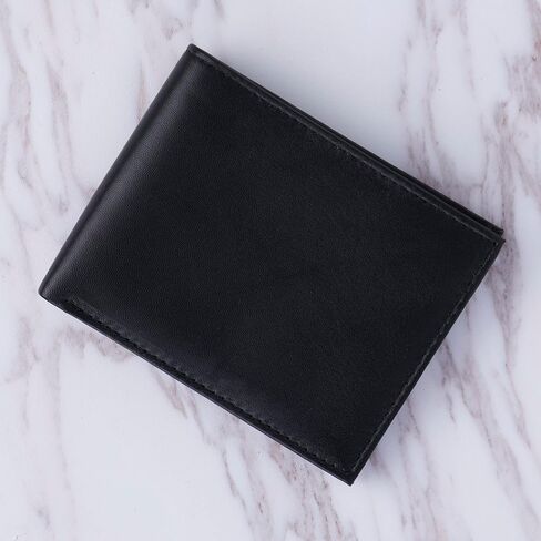 Alpine Swiss Mens Passcase Bifold Wallet Genuine Leather Comes in Gift Bag in Saudi Arabia