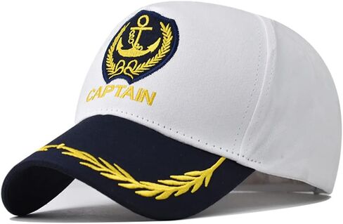 GUDVES الكابتن قبعة قبعات البيسبول البحرية البحرية بحار البحرية القبعات، قابل للتعديل الكابتن القوارب قبعات البيسبول in Kuwait