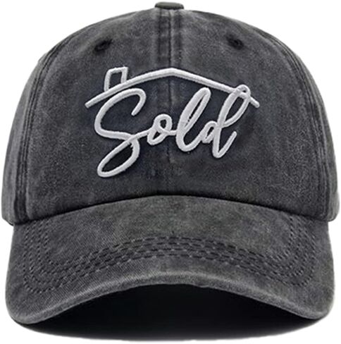 LOKIDVE Home Girl Baseball Cap Washed Cotton Distressed Realtor Hat for Real Estate Agent in Kuwait