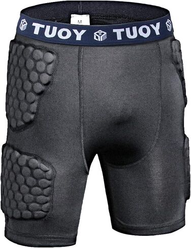 Men's Padded Football Girdle Compression 5-Pads Integrated Football Pads with Hip Tail Thigh Protector for Football Baseball in Saudi Arabia