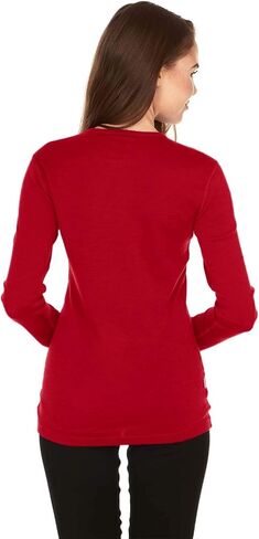 سترة Minus33 النسائية متوسطة الوزن من Ossipee - 100% صوف ميرينو - طبقة أساسية حرارية بأكمام طويلة - نسيج متجدد لا يسبب الحكة in Kuwait