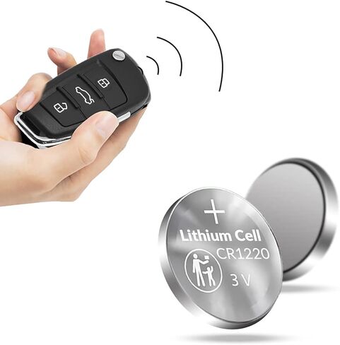 EUKEPUI CR1220 3V بطارية ليثيوم على شكل عملة معدنية - 12 قطعة in Kuwait