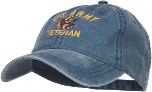 e4Hats.com US Army Veteran Military Embroidered Washed Cap in Saudi Arabia