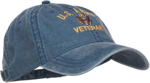 e4Hats.com US Army Veteran Military Embroidered Washed Cap in Saudi Arabia