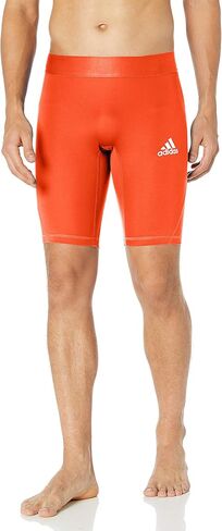 adidas Training Alphaskin Sport Short Tights, Collegiate Orange, X-Large in Kuwait