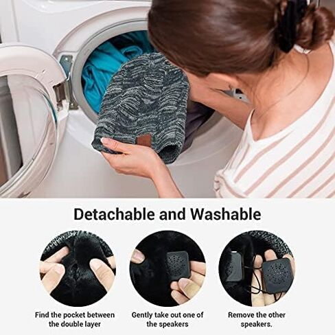 قبعة شتوية دافئة من COTOP للنساء، قبعة موسيقى بلوتوث للنساء والفتيات هدية قبعة صغيرة دافئة للجري والمشي لمسافات طويلة in Kuwait