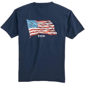 تي شيرت Heybo USA Flag SS، تي شيرت العلم الأمريكي للاستخدام الخارجي in Saudi Arabia