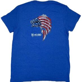 Heybo USA Flag SS T-Shirt, American Flag Outdoor T-Shirt