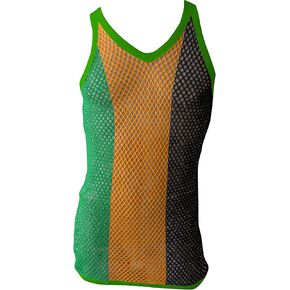 Tank Tops Men and Tank Tops for Women.Black Vest White Vest and Rasta String Vest in Cotton.Great Workout Tank Tops for Women