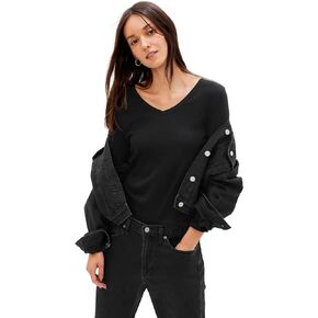 GAP Women's Favorite Long Sleeve V-Neck Tee T-Shirt
