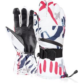 قفازات تزلج ATERCEL للرجال والنساء مقاومة للماء، قفازات ثلجية محدثة تعمل باللمس لعام 2022، قفازات على الجليد للطقس البارد in Kuwait