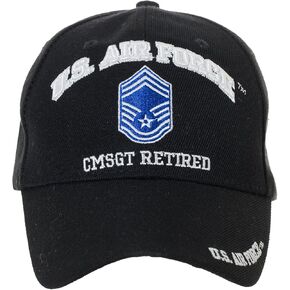 Artisan Owl Officially Licensed US Air Force Retired Baseball Cap - Multiple Ranks!