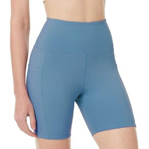 AMERICLOUD Yoga Shorts for Women with Pockets Biker Shorts High Waisted Tummy Control Gym Workout Athletic Running Shorts