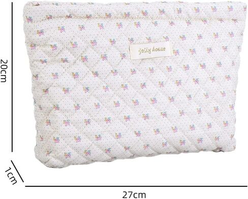 Smiley Face Makeup Bag, Aesthetic Preppy Makeup Bag, Corduroy Cosmetic Bag for Purse, Cute Smile Dots Makeup Pouch with Zipper for Women Toiletry Travel Girls in Kuwait