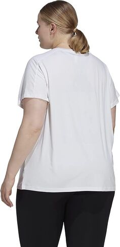 Adidas Womens Aeroready Train Essentials Minimal Branding V-Neck T-Shirt in Kuwait