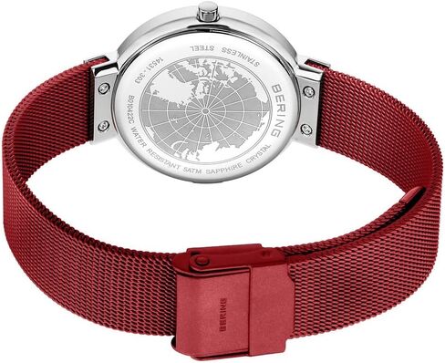 ساعة بيرينغ كوارتز انالوج للجنسين مع حزام من الفولاذ المقاوم للصدأ in Kuwait