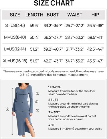 MEROKEETY Women's Bell Sleeve Ribbed Knit Maxi Sweater Dress Side Split Slim Pullover Dress in Saudi Arabia