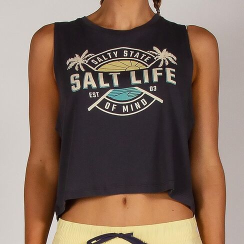 Salt Life Women's First Light Cropped Muscle Tank in Kuwait