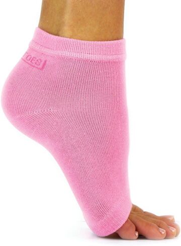 جوارب Freetoes بدون أصابع - 3 أزواج- أرجواني، 1-وردي مخطط، 1-وردي in Kuwait