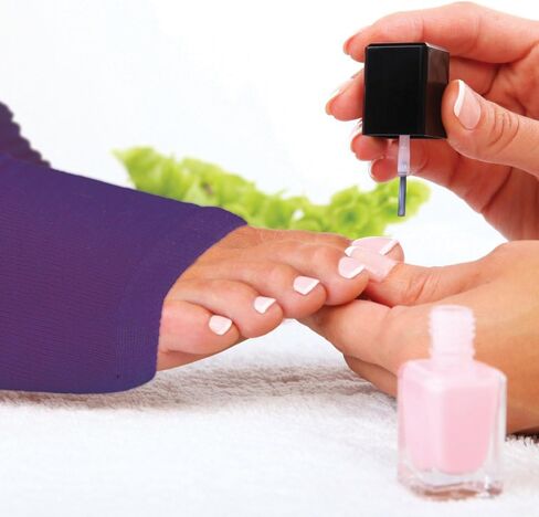 جوارب Freetoes بدون أصابع - 3 أزواج- أرجواني، 1-وردي مخطط، 1-وردي in Kuwait