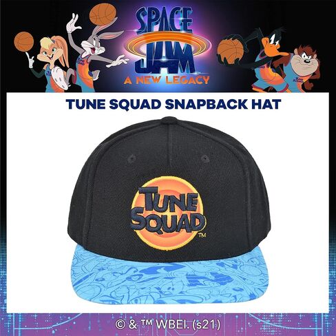 قبعة Concept One Warner Bros Space Jam 2 Tune Squad Snapback، قبعة بيسبول قابلة للتعديل in Saudi Arabia