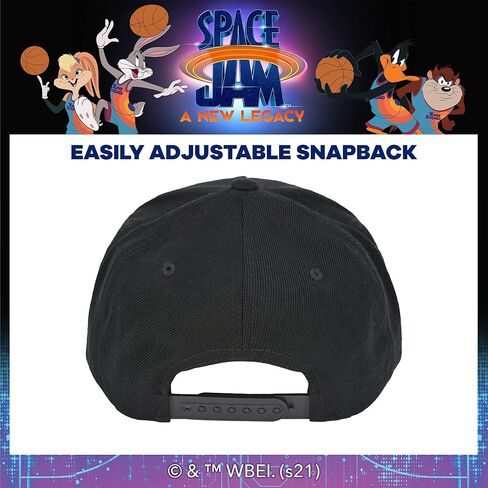 قبعة Concept One Warner Bros Space Jam 2 Tune Squad Snapback، قبعة بيسبول قابلة للتعديل in Saudi Arabia