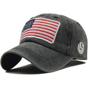 LOKIDVE Men's USA American Flag Baseball Cap Embroidered Polo Style Military Army Trucker Hat in Kuwait