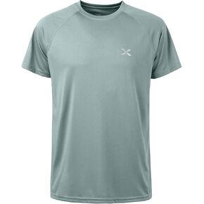 Corna Men's Quick Dry Short Sleeve T-Shirts Moisture Wicking Cool Outdoor Athletic Shirts，UPF 50+ Sun Protection