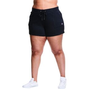 Champion Women's Plus Size Shorts French Terry Shorts, Comfortable Plus Size Gym Shorts for Women