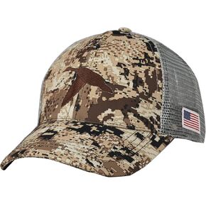 قبعة صيد الطيور المائية من EDTREK مع رقعة العلم الأمريكي - قبعة صيد البط المموهة مع تطريز البط in Kuwait