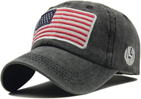 LOKIDVE Men's USA American Flag Baseball Cap Embroidered Polo Style Military Army Trucker Hat in Kuwait