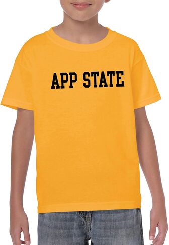 NCAA Basic Block, Team Color Youth T Shirt, College - University in Kuwait