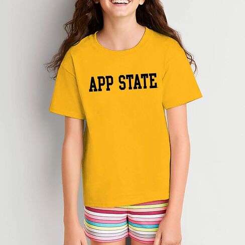 NCAA Basic Block, Team Color Youth T Shirt, College - University in Kuwait