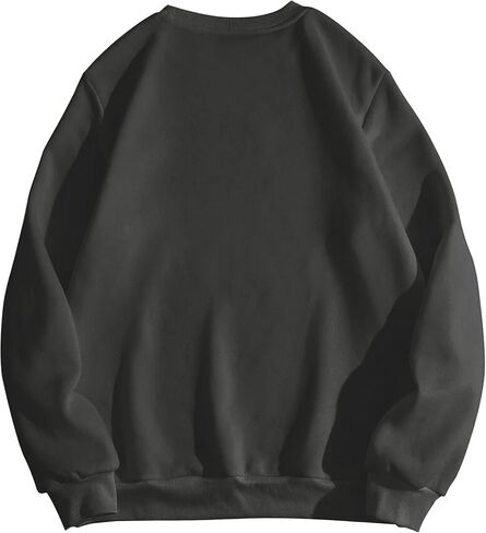 Lauweion Women’s East Hampton Letter Print Graphic Sweatshirt Oversized Drop Shoulder Fleece Teen Girls Pullover Shirt in Kuwait