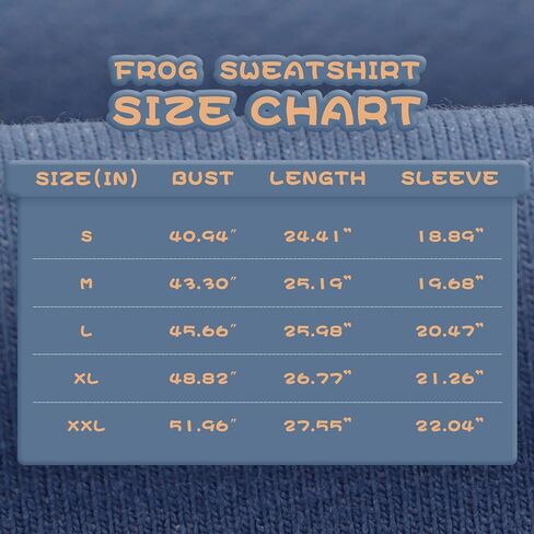 JULGIRL Womens Cute Frog Sweatshirt Kawaii Frog Hoodie Cartoon Graphic Preppy Pullover Sweater for Girls Aesthetic Clothes in Kuwait