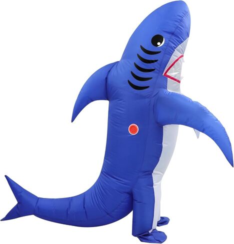 XUANNIAO بدلة أداء مضحكة للبالغين قابلة للنفخ للهالوين، والكريسماس، والحفلات التنكرية، وحفلات أعياد الميلاد، والبار، ونادي القرش in Kuwait