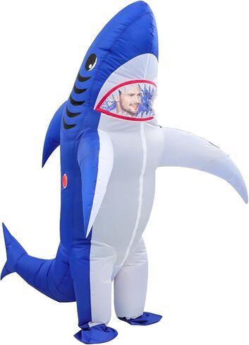 XUANNIAO بدلة أداء مضحكة للبالغين قابلة للنفخ للهالوين، والكريسماس، والحفلات التنكرية، وحفلات أعياد الميلاد، والبار، ونادي القرش in Kuwait