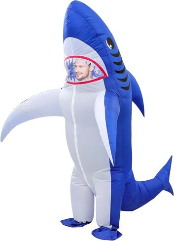 XUANNIAO بدلة أداء مضحكة للبالغين قابلة للنفخ للهالوين، والكريسماس، والحفلات التنكرية، وحفلات أعياد الميلاد، والبار، ونادي القرش in Kuwait