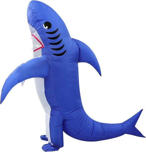 XUANNIAO بدلة أداء مضحكة للبالغين قابلة للنفخ للهالوين، والكريسماس، والحفلات التنكرية، وحفلات أعياد الميلاد، والبار، ونادي القرش in Kuwait